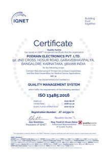 ISO. 13485 2016 Certificate